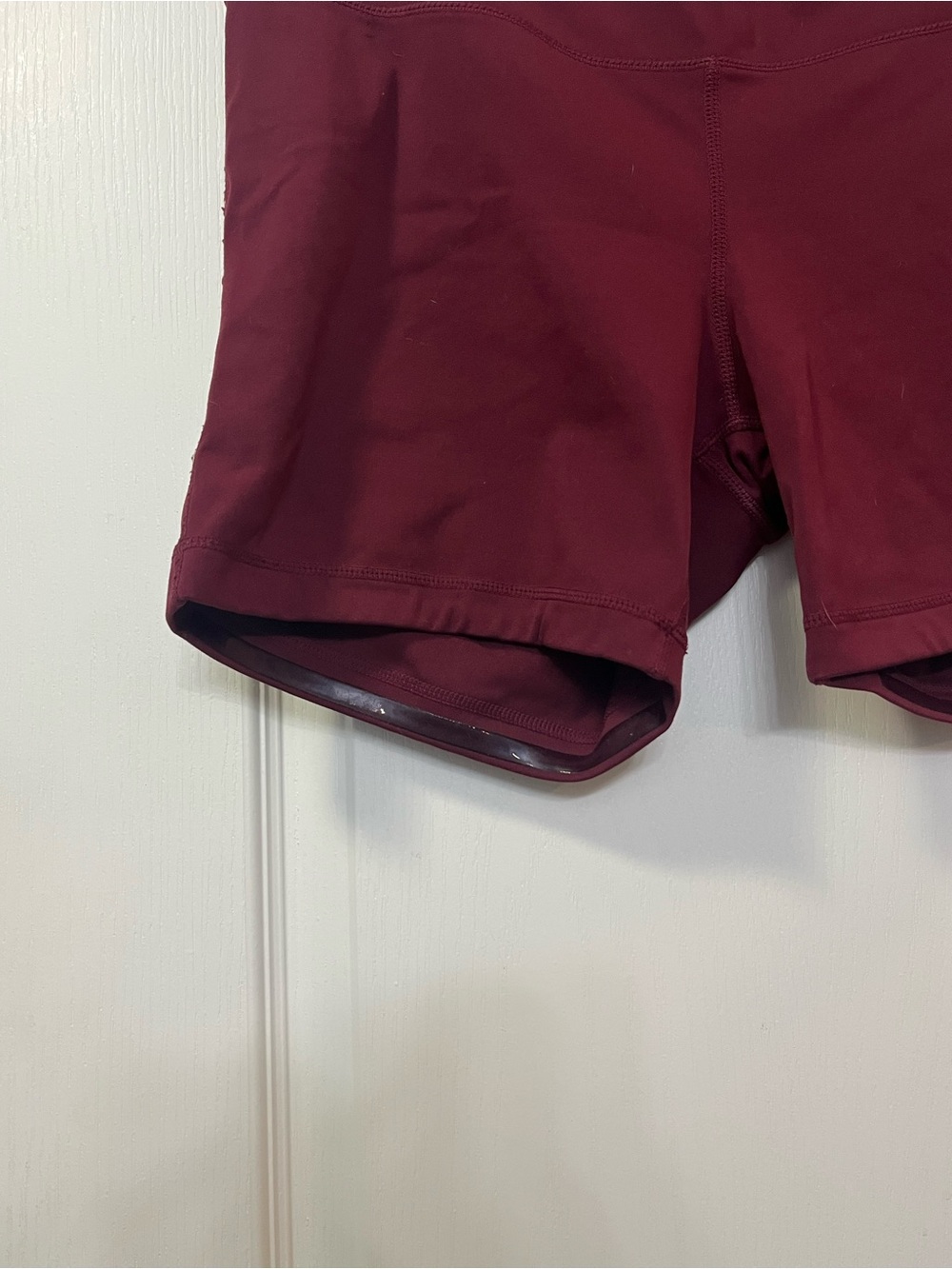 I Am Becoming Maroon Athletic Shorts - Picture 3 of 5